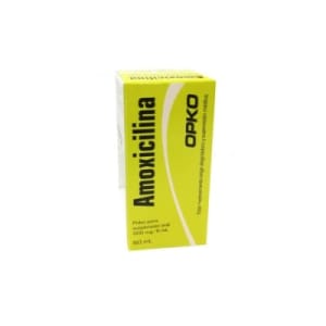 Amoxicilina 500 mg/5mL suspension 60 mL